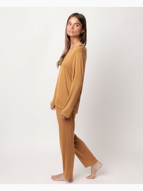 Pigiama di lusso a maniche lunghe da donna ADMAS LUXURY - Kiabi Pigiama di lusso a maniche lunghe da donna ADMAS LUXURY - Kiabi