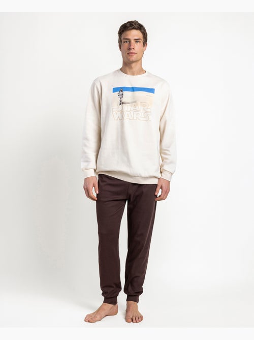 Pigiama di peluche a maniche lunghe da uomo STAR WARS Episodio I - Kiabi