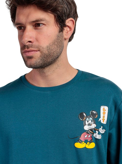 Pigiama di peluche a maniche lunghe DISNEY da uomo Lost Mickey - Kiabi Pigiama di peluche a maniche lunghe DISNEY da uomo Lost Mickey - Kiabi