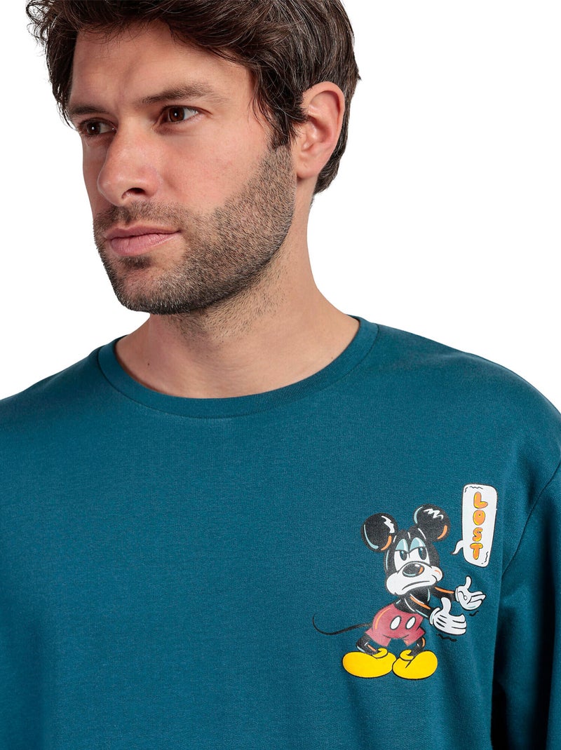 Pigiama di peluche a maniche lunghe DISNEY da uomo Lost Mickey Blu - Kiabi