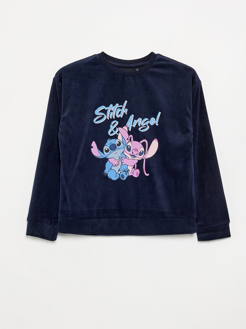 Pigiama 'Disney' 2 pezzi - Felpa + pantaloni Blu - Kiabi