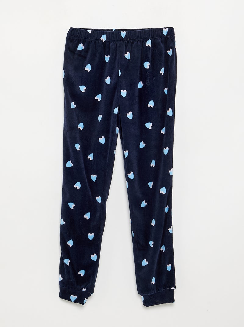 Pigiama 'Disney' 2 pezzi - Felpa + pantaloni Blu - Kiabi