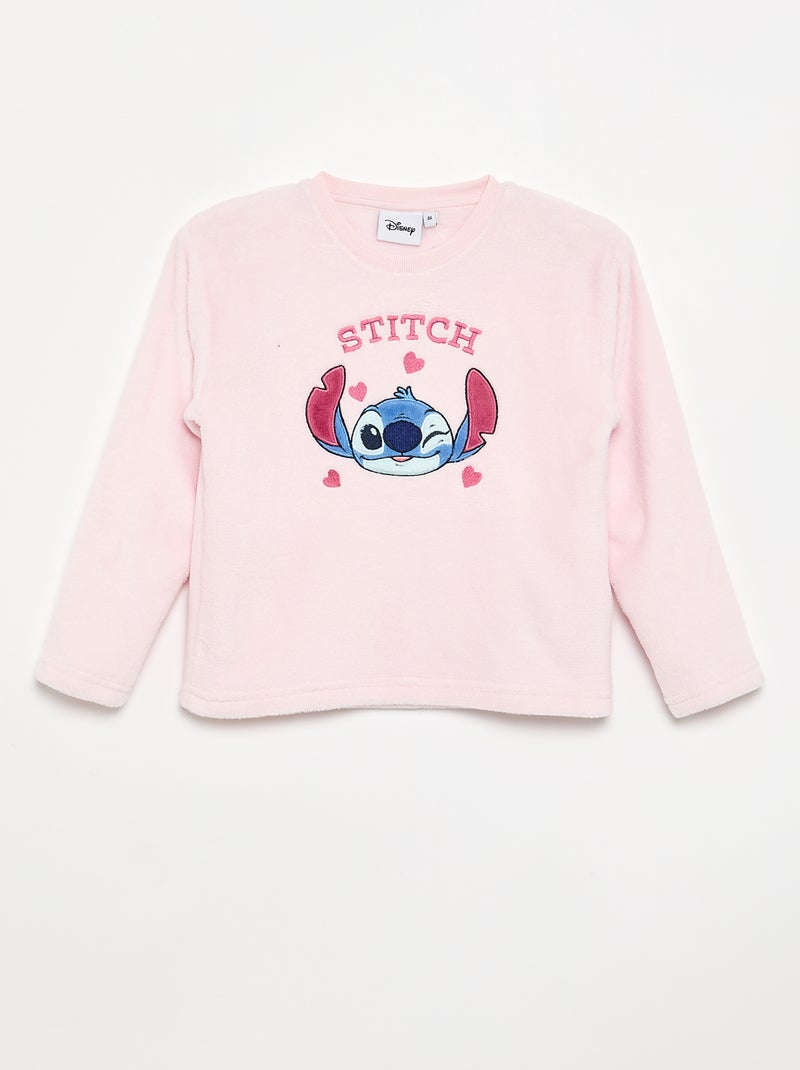 Pigiama 'Disney' 2 pezzi - Felpa + pantaloni Rosa - Kiabi