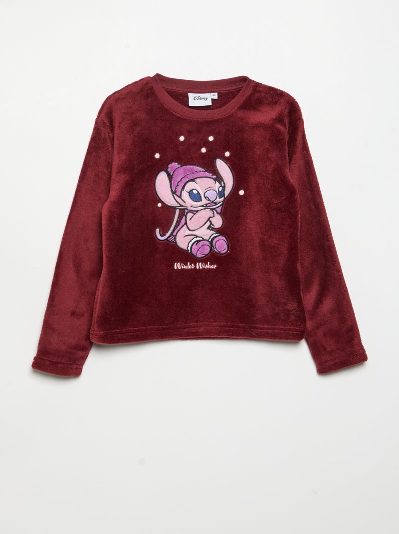 Pigiama 'Disney' 2 pezzi - Felpa + pantaloni Rosa - Kiabi