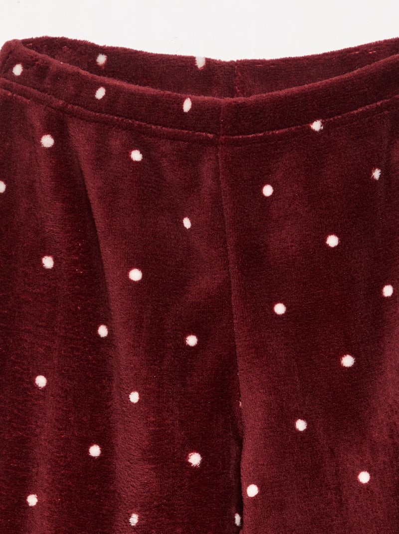 Pigiama 'Disney' 2 pezzi - Felpa + pantaloni Rosa - Kiabi