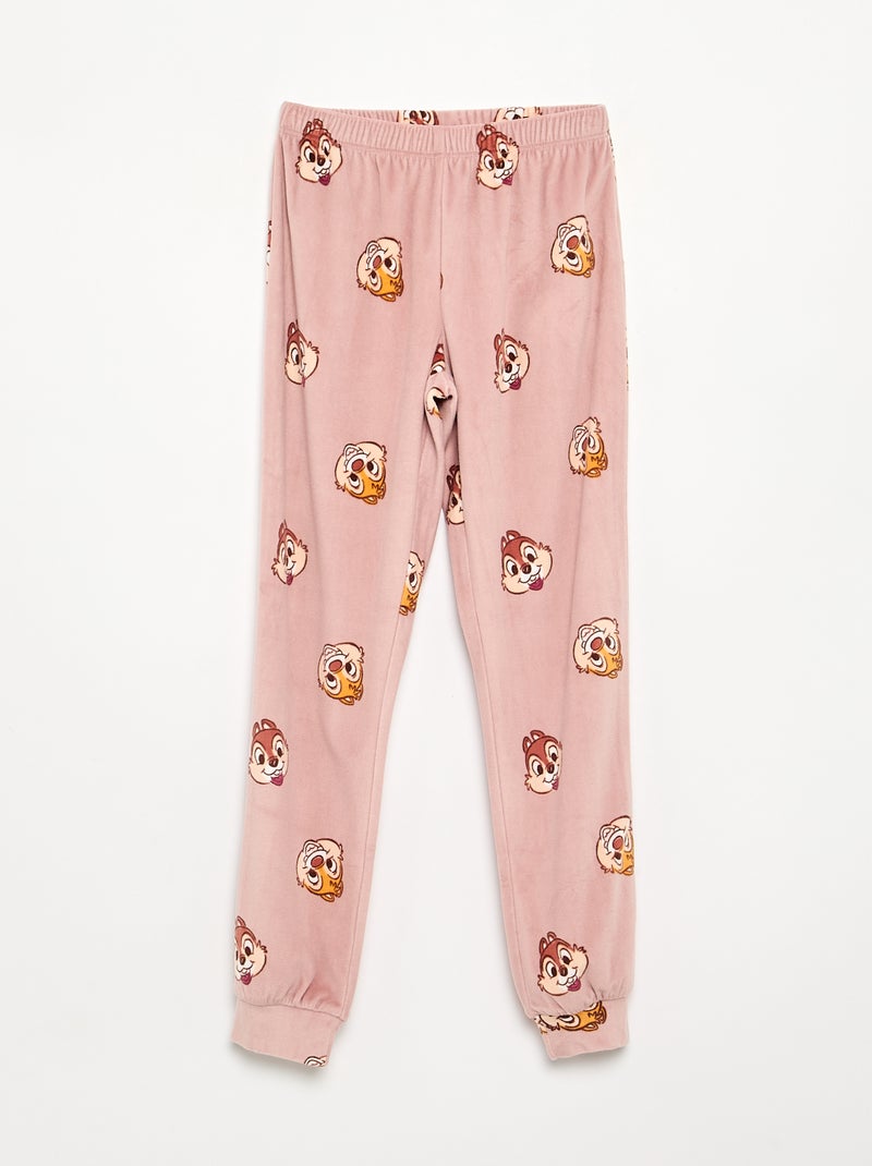 Pigiama 'Disney' 2 pezzi - Felpa + pantaloni Rosa - Kiabi
