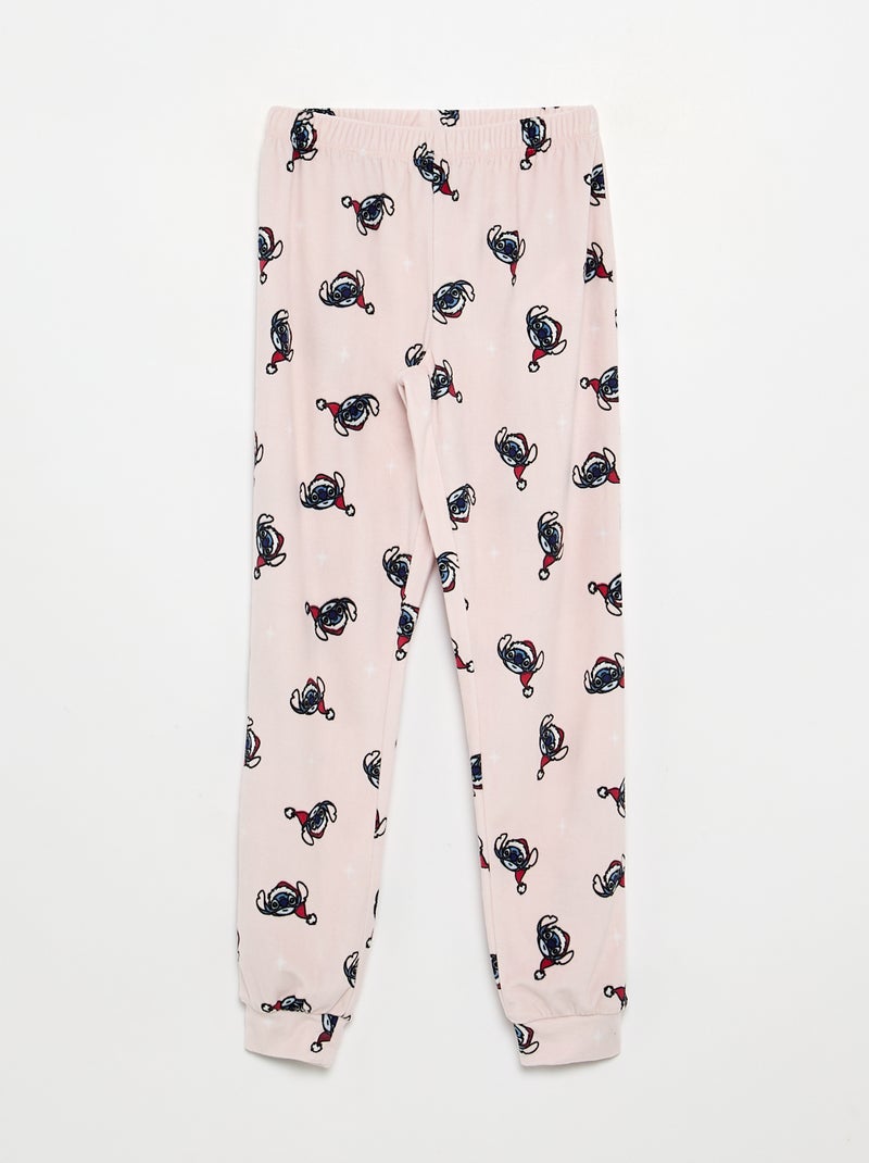 Pigiama 'Disney' 2 pezzi - Felpa + pantaloni Rosa - Kiabi