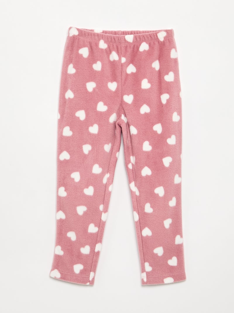 Pigiama 'Disney' 2 pezzi - Felpa + pantaloni Rosa - Kiabi