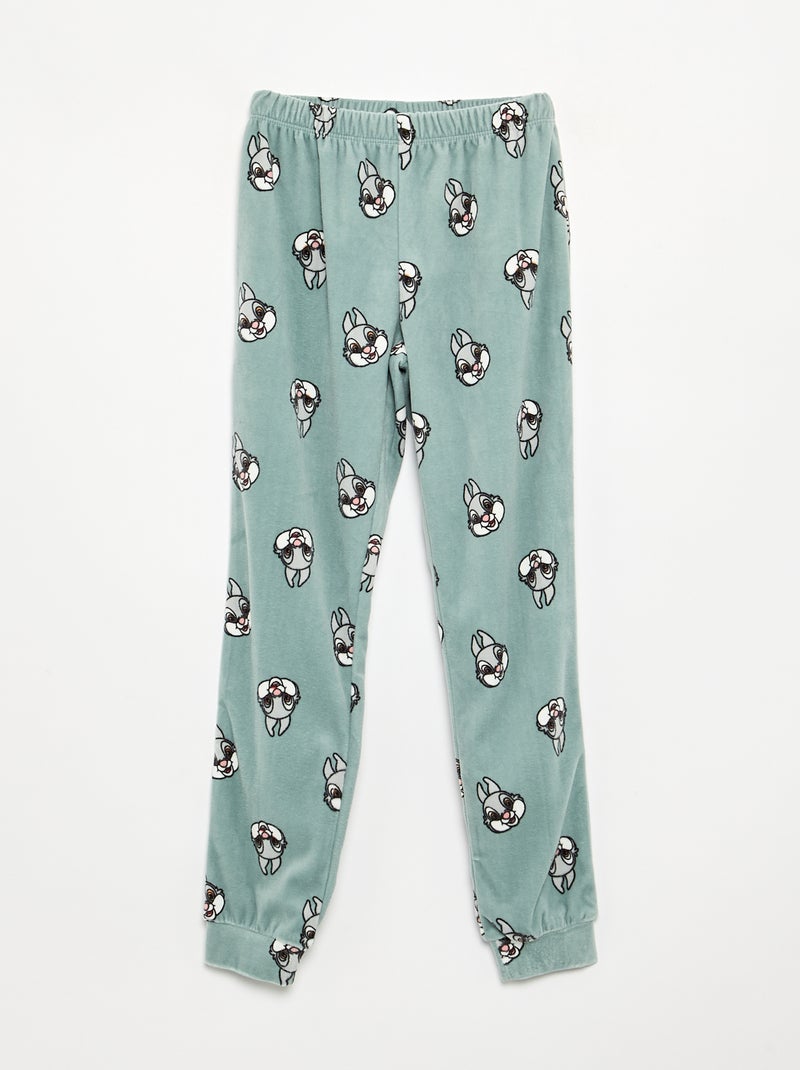 Pigiama 'Disney' 2 pezzi - Felpa + pantaloni Verde - Kiabi