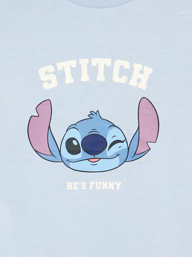 Pigiama "Disney" 2 pezzi - T-shirt a maniche lunghe + pantaloni Blu - Kiabi
