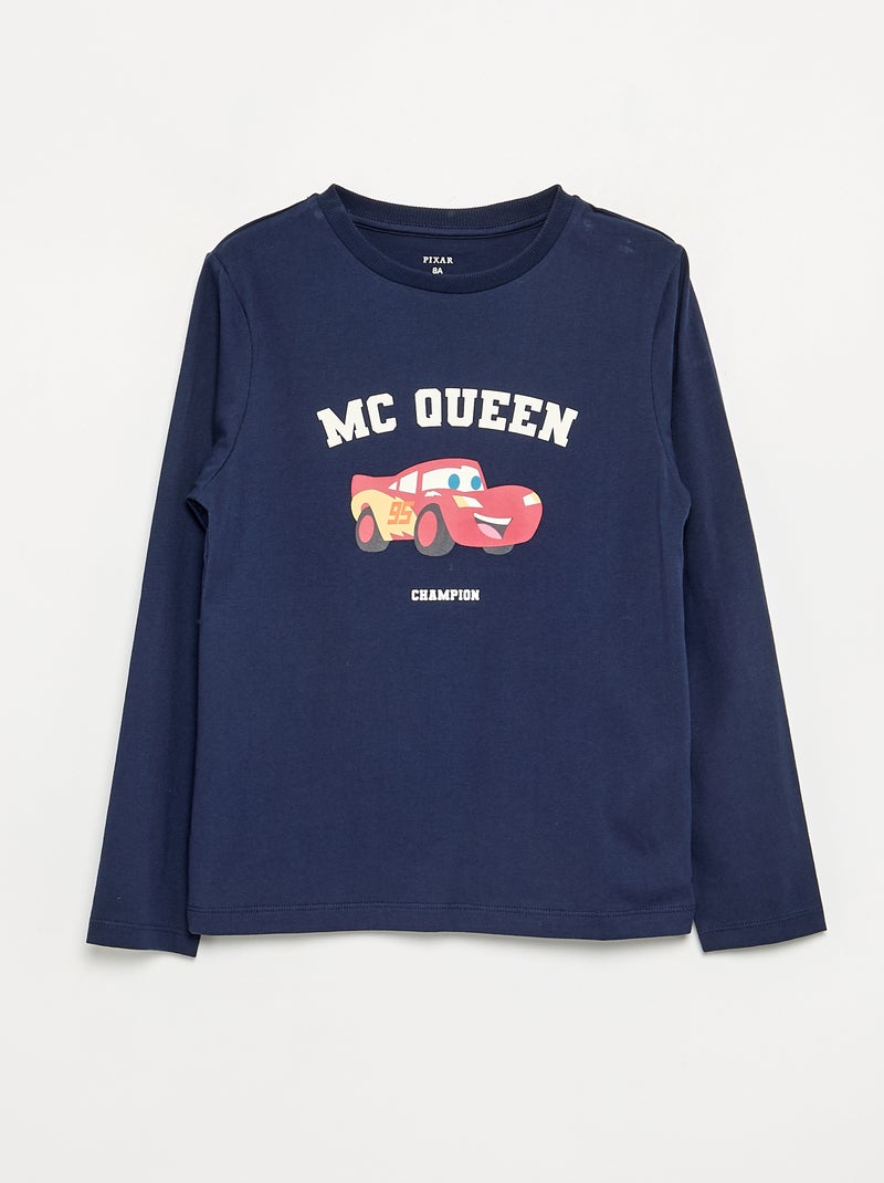 Pigiama 'Disney' 2 pezzi - T-shirt a maniche lunghe + pantaloni Blu - Kiabi