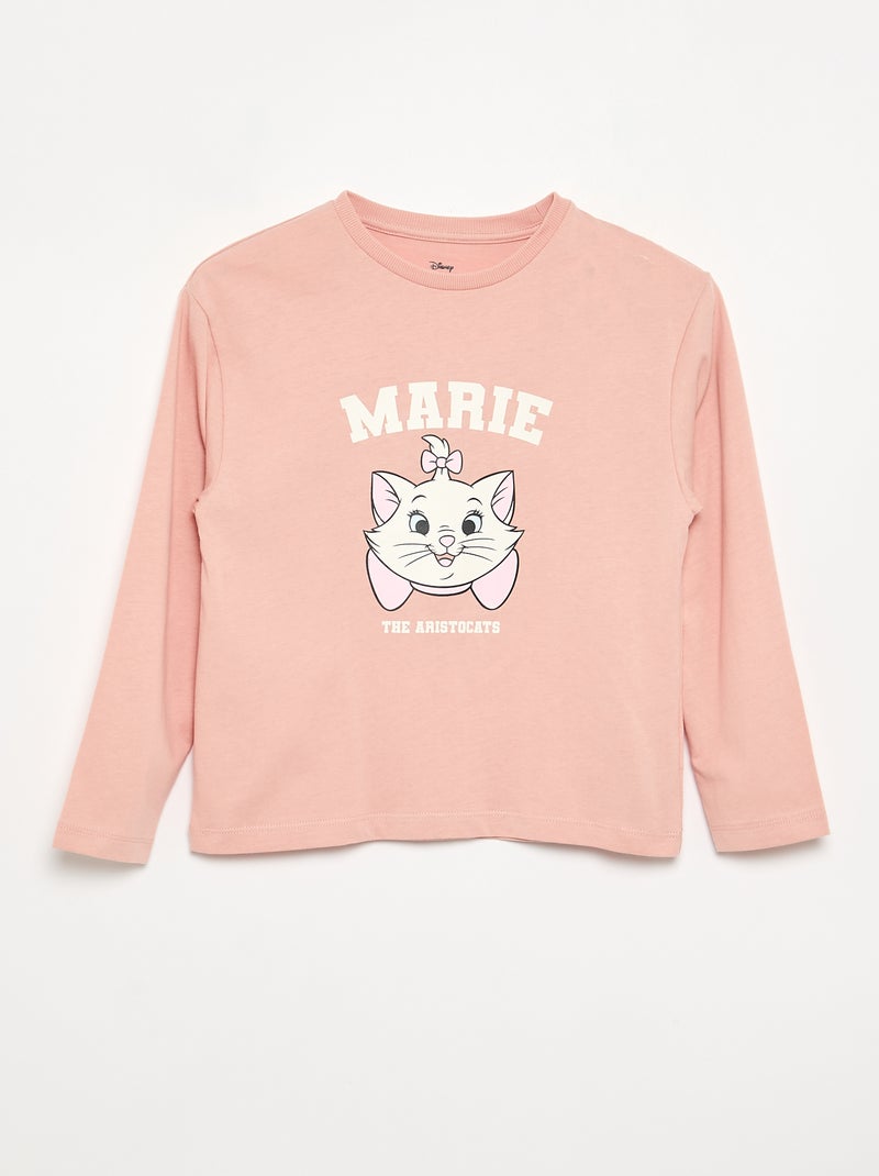 Pigiama 'Disney' 2 pezzi - T-shirt a maniche lunghe + pantaloni Rosa - Kiabi
