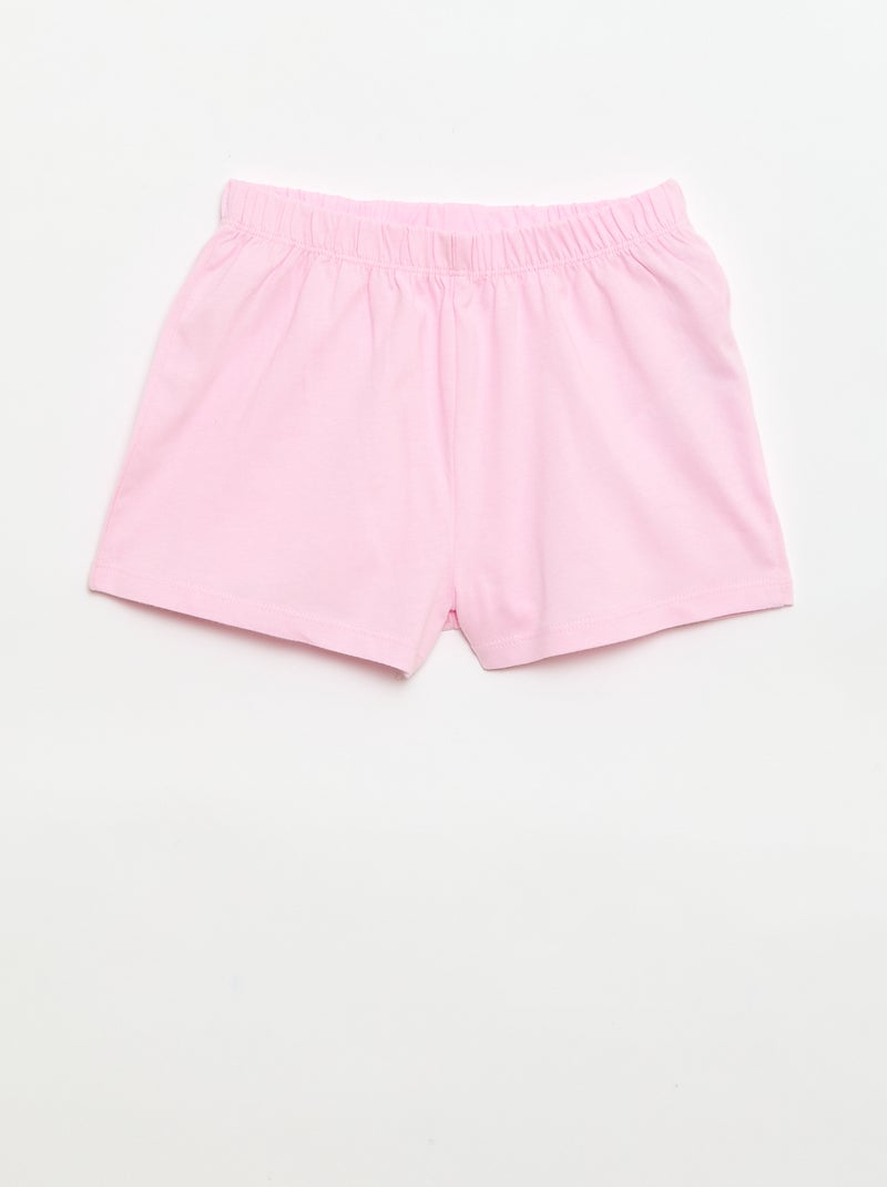 Pigiama "Disney" 2 pezzi short + T-shirt Bianco - Kiabi