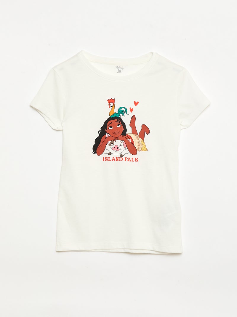 Pigiama 'Disney' 2 pezzi short + T-shirt Bianco - Kiabi
