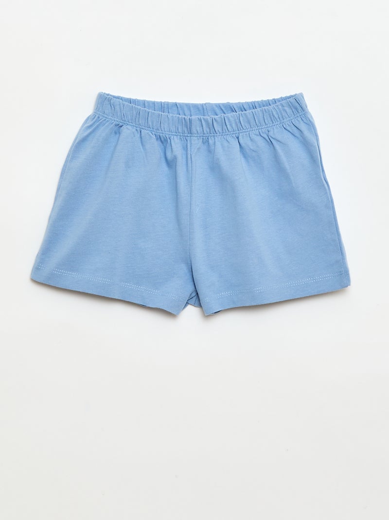 Pigiama "Disney" 2 pezzi short + T-shirt Blu - Kiabi