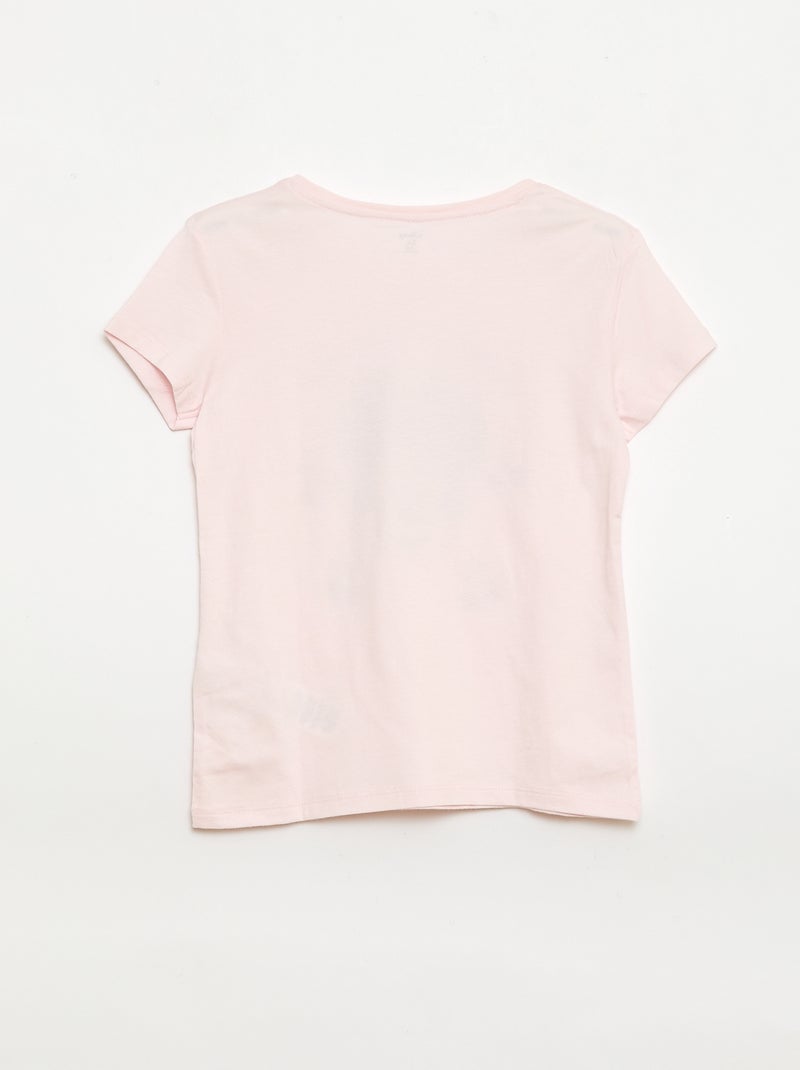 Pigiama 'Disney' 2 pezzi short + T-shirt Rosa - Kiabi