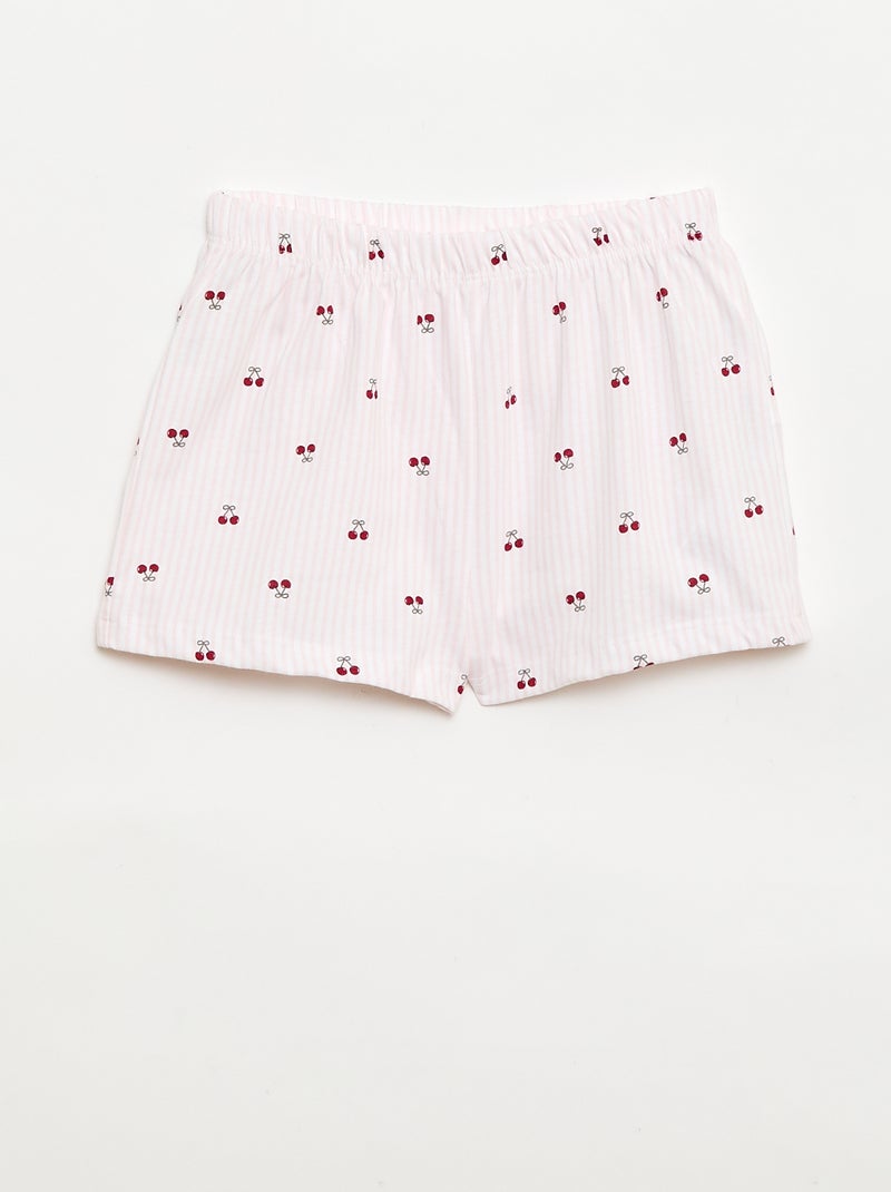 Pigiama 'Disney' 2 pezzi short + T-shirt Rosa - Kiabi