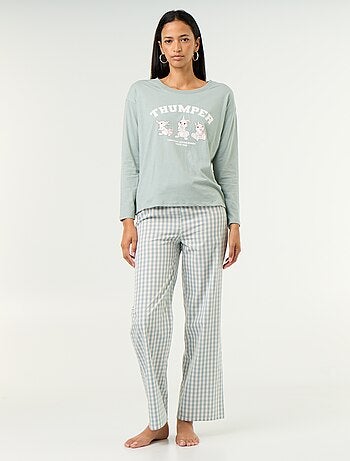 Pigiama 'Disney' 'Bambi' 2 pezzi - T-shirt a maniche lunghe + pantaloni