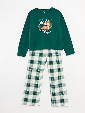 Completo pigiama natalizio 'Disney' 'Frozen' in jersey di cotone