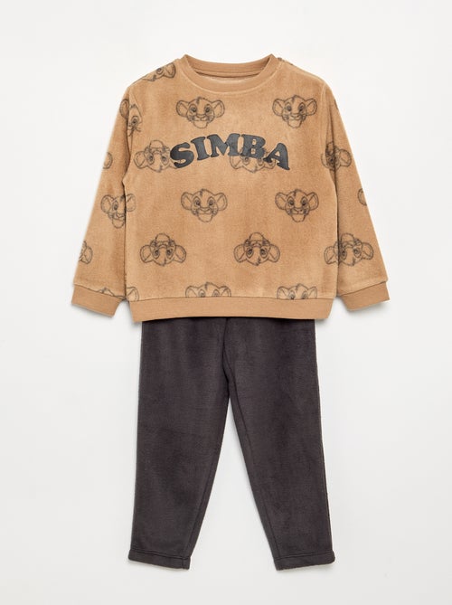 Pigiama "Disney" "Il Re Leone" 2 pezzi - Felpa + pantaloni - Kiabi Pigiama "Disney" "Il Re Leone" 2 pezzi - Felpa + pantaloni - Kiabi