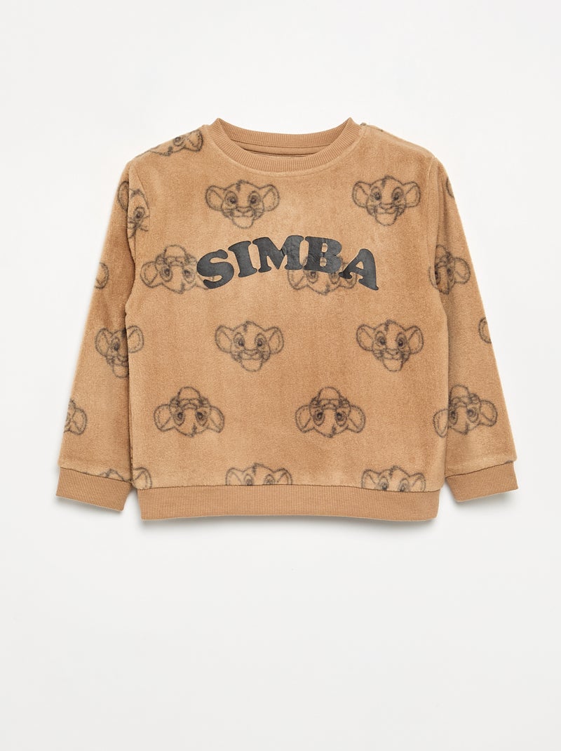 Pigiama "Disney" "Il Re Leone" 2 pezzi - Felpa + pantaloni Beige - Kiabi