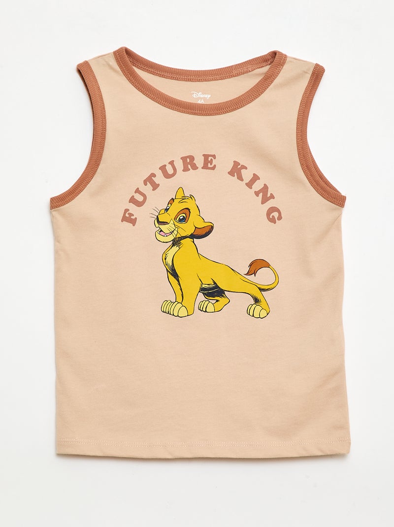 Pigiama 'Disney' 'Il Re Leone' t-shirt + pantaloncini - 2 pezzi Beige - Kiabi
