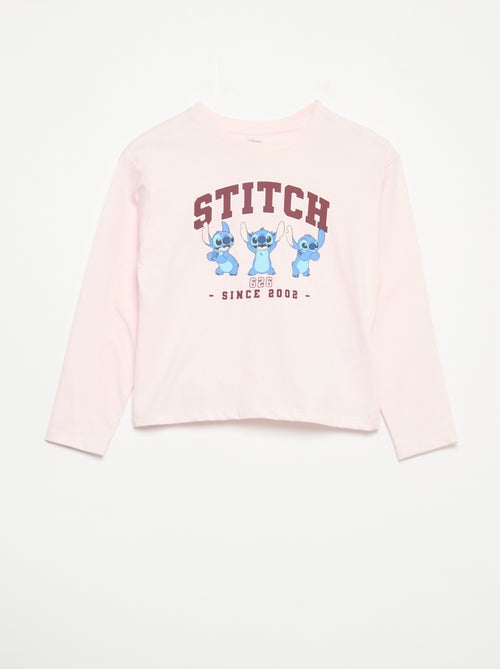 Pigiama \'Disney\' in jersey - 2 pezzi: T-shirt a maniche lunghe + pantaloni - Kiabi Pigiama \'Disney\' in jersey - 2 pezzi: T-shirt a maniche lunghe + pantaloni - Kiabi