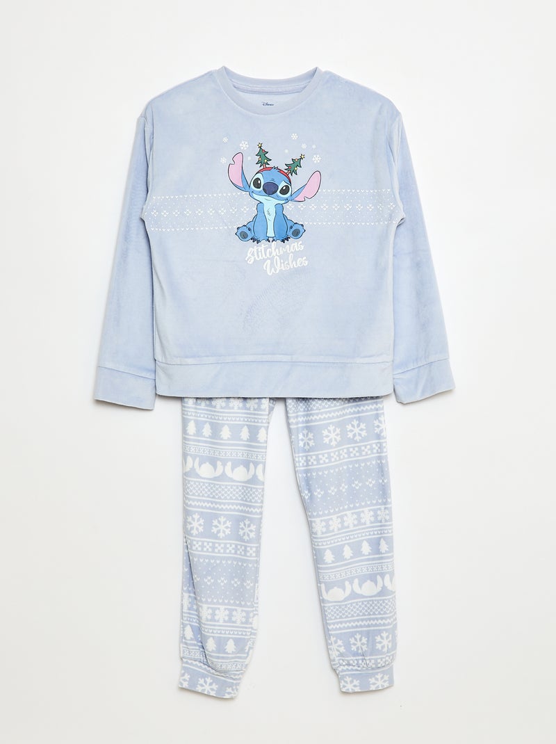 Pigiama 'Disney' 'Stitch' in pile Blu - Kiabi