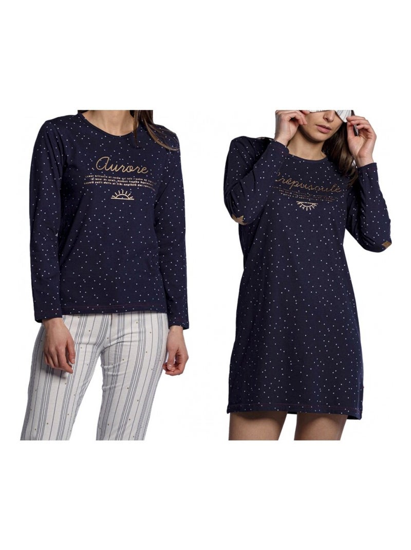 Pigiama DODO HOMEWEAR - Confezione da 2 Blu grigio chiaro Blu - Kiabi