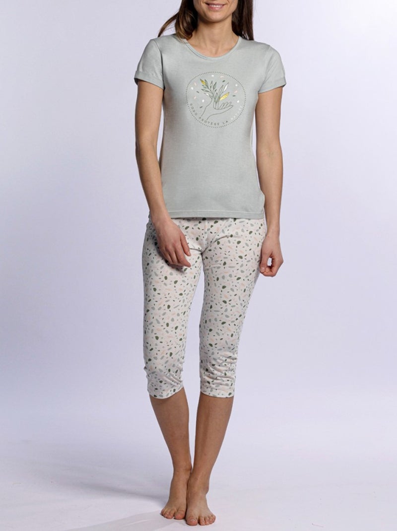 Pigiama DODO HOMEWEAR - Confezione da 2 Grigio dorato grigio - Kiabi