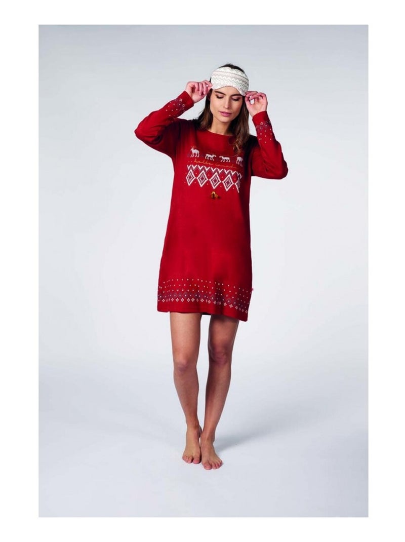 Pigiama DODO HOMEWEAR - Confezione da 2 Rosso cashmere - Kiabi