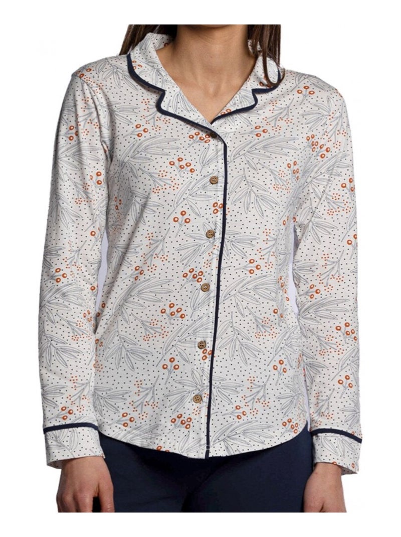 Pigiama DODO HOMEWEAR Nero écru - Kiabi