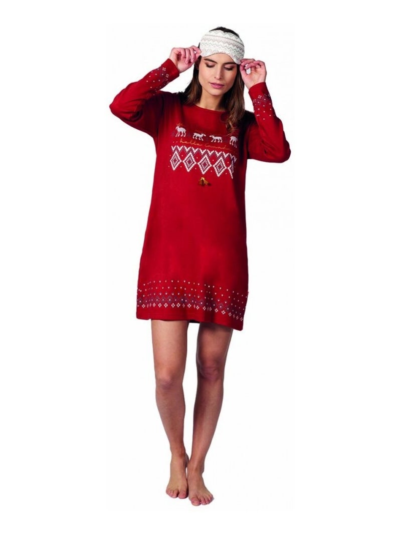 Pigiama DODO HOMEWEAR Rosso granata - Kiabi