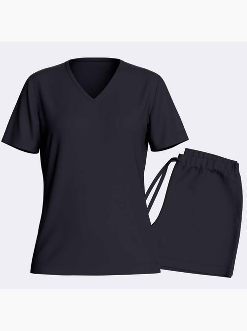 Pigiama donna in lyocell maniche corte | Impetus - Kiabi