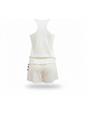 Pigiama Donna INFINITIF PARIS Canottiera e Pantaloncini Maglia Morbida