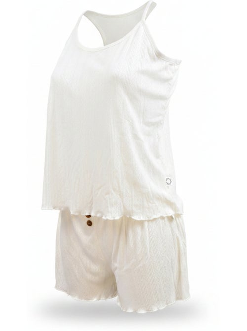 Pigiama Donna INFINITIF PARIS Canottiera e Pantaloncini Maglia Morbida - Kiabi Pigiama Donna INFINITIF PARIS Canottiera e Pantaloncini Maglia Morbida - Kiabi