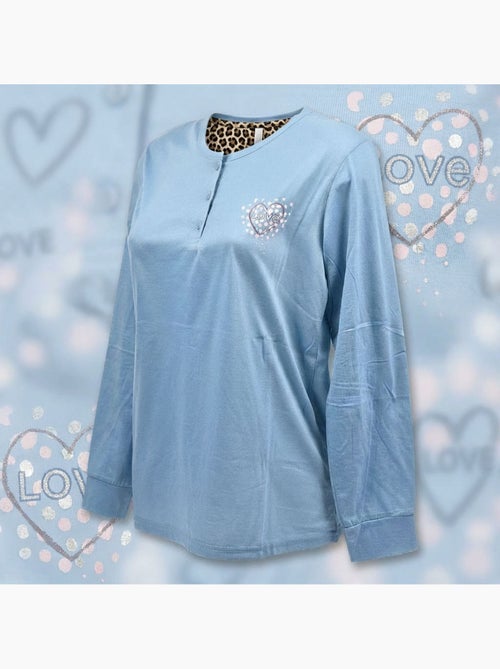 Pigiama Donna Manica Lunga OZABI - Kiabi