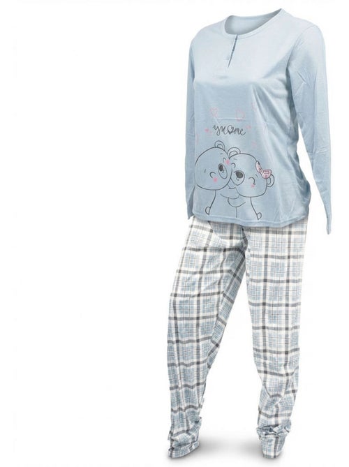 Pigiama Donna Manica Lunga OZABI - Kiabi Pigiama Donna Manica Lunga OZABI - Kiabi