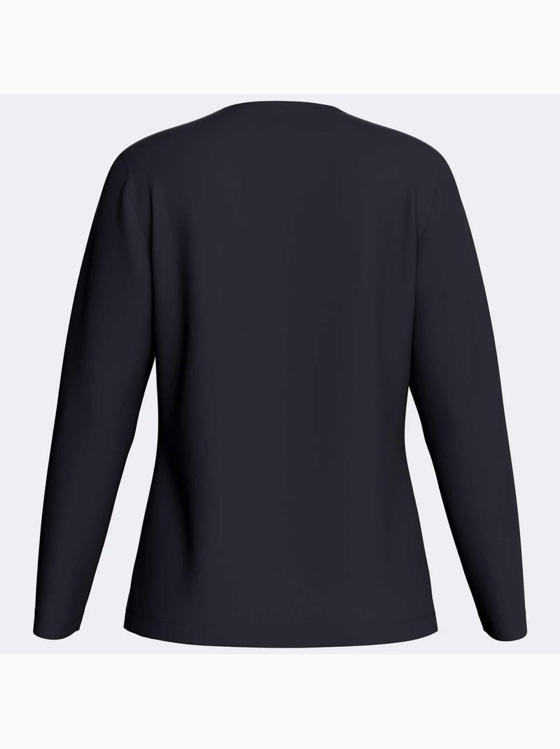 Pigiama donna maniche lunghe in lyocell | impetus | impetus Blu marino - Kiabi