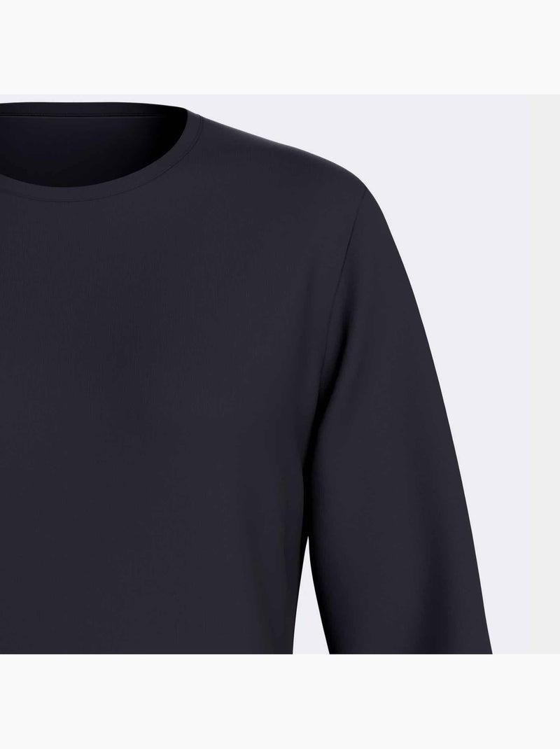 Pigiama donna maniche lunghe in lyocell | impetus | impetus Blu marino - Kiabi