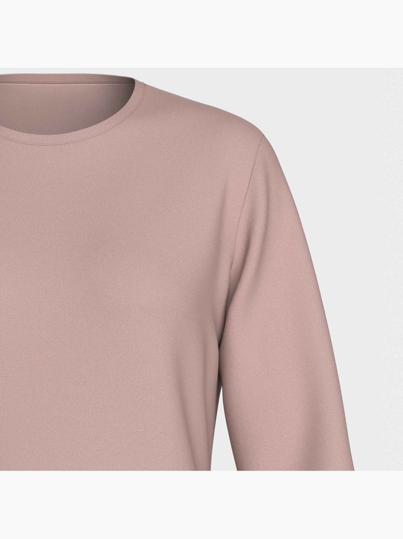 Pigiama donna maniche lunghe in lyocell | impetus | impetus Rosa antico - Kiabi