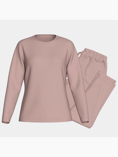 Pigiama donna maniche lunghe in lyocell | Impetus - Kiabi