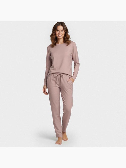 Pigiama donna maniche lunghe in lyocell | Impetus - Kiabi