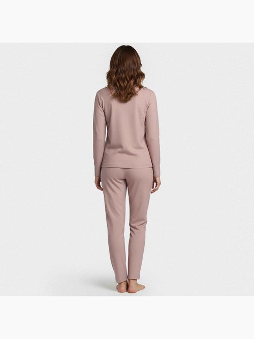 Pigiama donna maniche lunghe in lyocell | Impetus - Kiabi