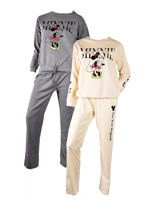 Pigiama Donna MINNIE in Cotone - Confezione da 2 - Kiabi