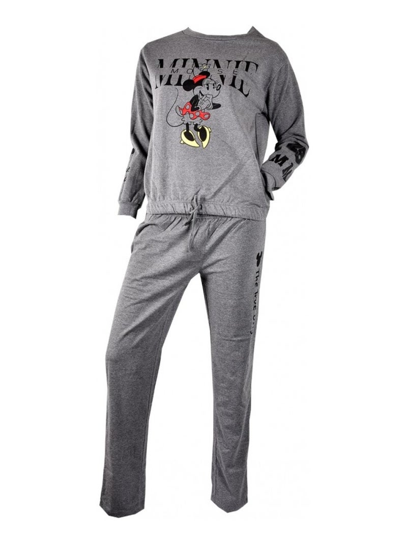 Pigiama Donna MINNIE in Cotone - Confezione da 2 Beige grigio - Kiabi