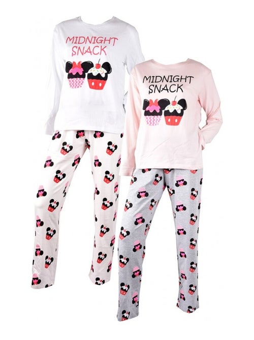 Pigiama Donna MINNIE in Cotone - Confezione da 2 - Kiabi