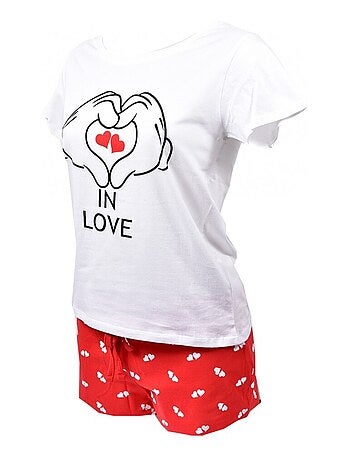 Pigiama donna MINNIE in cotone - Confezione da 2