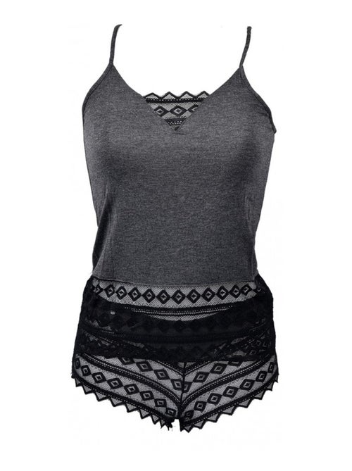 Pigiama donna NO PUBLIK in cotone - Kiabi Pigiama donna NO PUBLIK in cotone - Kiabi