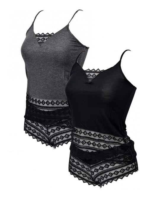 Pigiama donna NO PUBLIK in cotone - Kiabi Pigiama donna NO PUBLIK in cotone - Kiabi